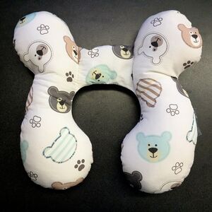 Cute Bear Print Baby Neck Pillow